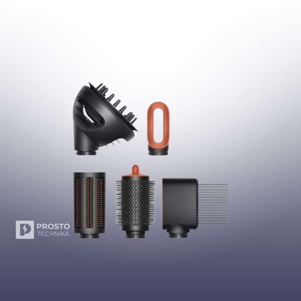 Стайлер Dyson Airwrap i.d. Long HS08 Straight+Wavy с диффузором (Vinca Blue/Topaz)